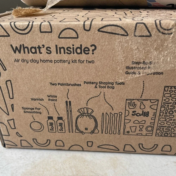 SALE!!! NWT Sculpd Dried Flower Vase Pottery Kit - Picture 6 of 14